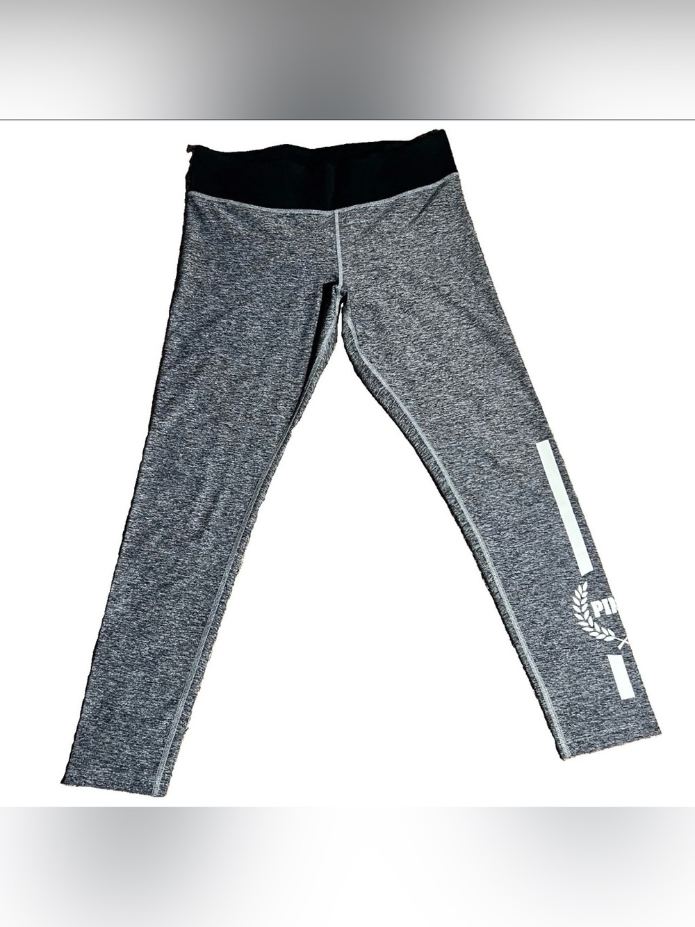 Pink Yoga By Victoria Secret Womens Gray Legging Pants | Size L